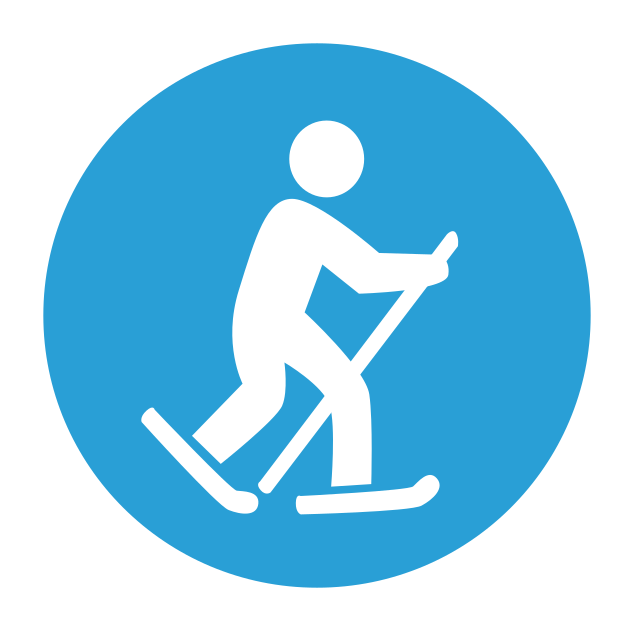 Snowshoeing icon